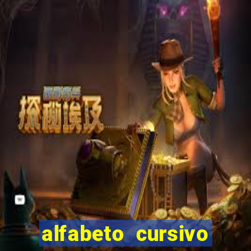 alfabeto cursivo pontilhado para imprimir pdf